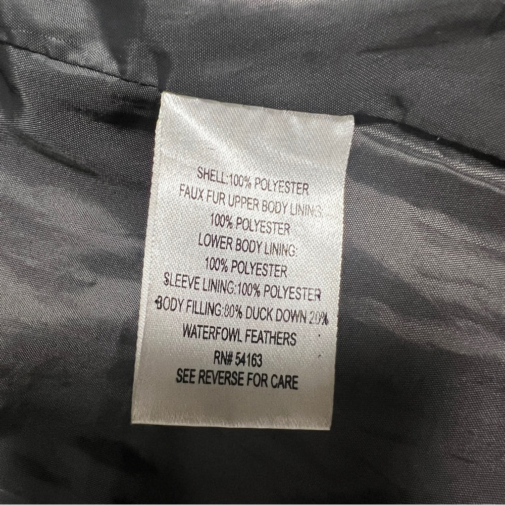 Calvin Klein Gray Down Puffer Jacket Extra Small - Picture 9 of 10